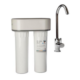 Purificateur d'eau doulton duo-hip anti perfluores sous évier + robinet eau pure